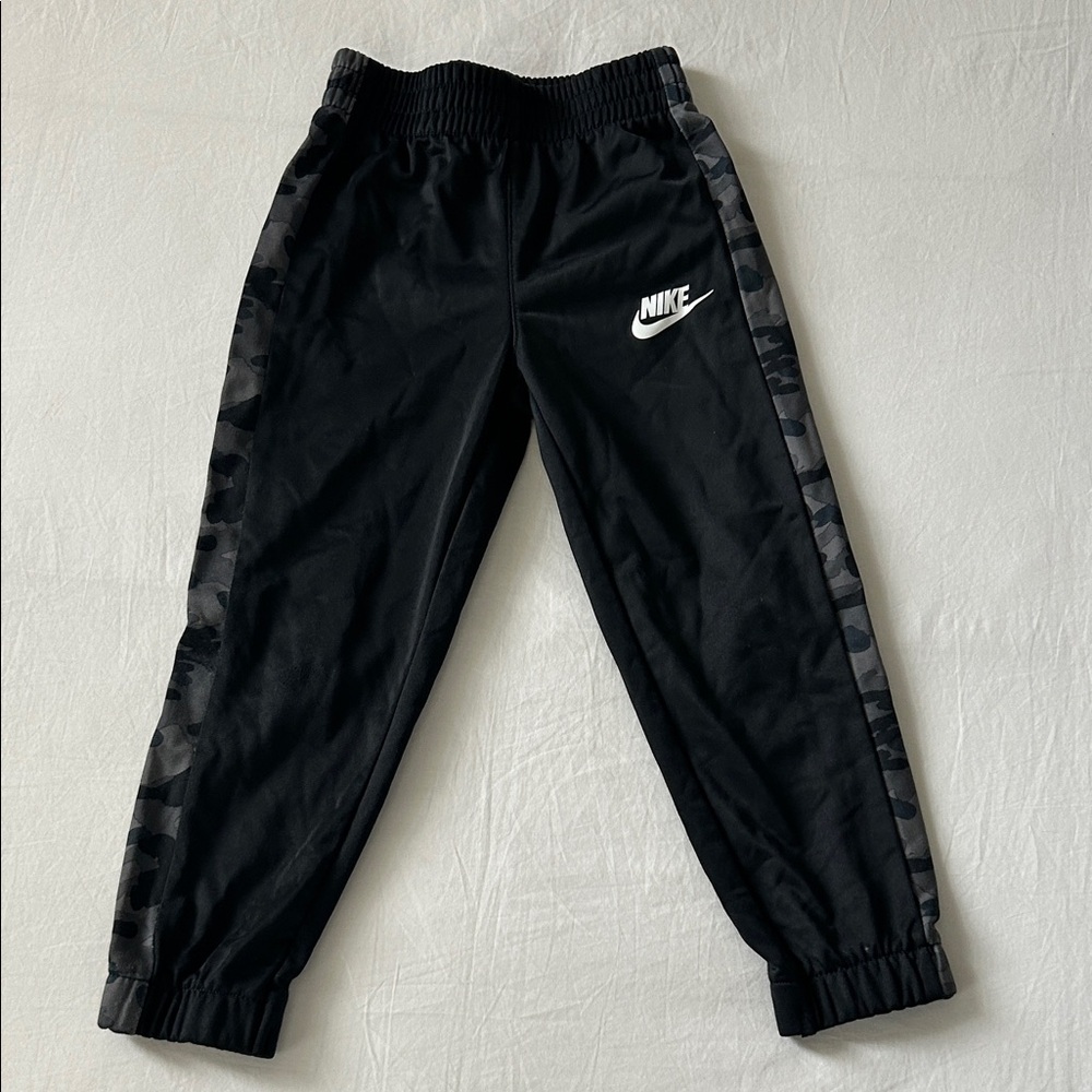 Nike Kids Black Camo Trim Joggers